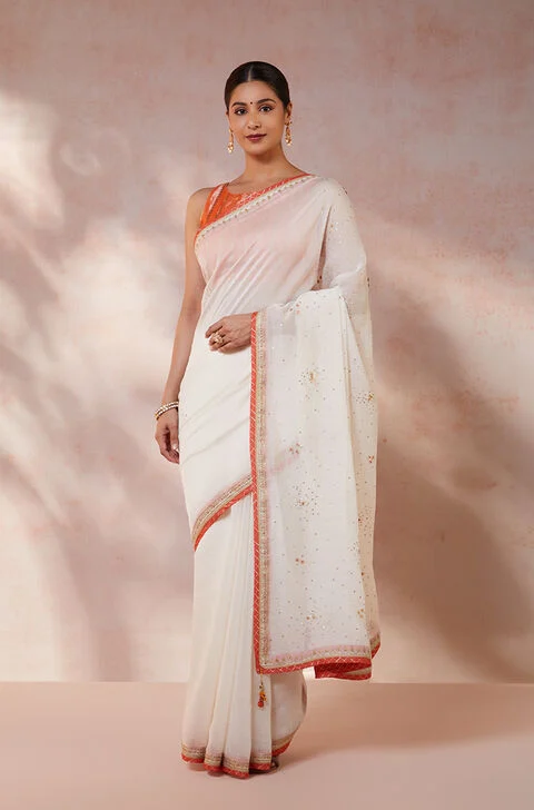 Festive Glow Bridesmaid Saree